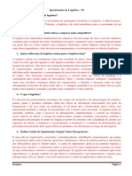 Questionário de Logística - P1