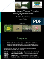 CONSERVACION en TIERRAS PRIVADAS - Ana Maria Macedo Sienra y Janet Villalba - Portal