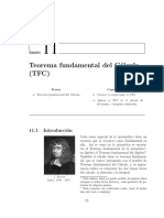 Teorema Fundamental Del C Alculo (TFC) : 11.1 Introducci On