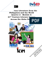 21 Century Literature From The Philippines and The World Quarter 2 - Module 3: 21 Century Literary Genres Across The Globe Part I