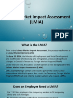 Labour Market Impact Assessment (LMIA)