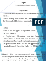 Philippine Independent Cinema: Topic