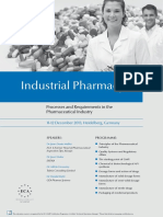 Industrial Pharmacy: Processes and Requirements in The Pharmaceutical Industry