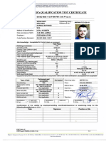 Welder'S Qualification Test Certificate