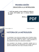 Metrología I Conceptos Básicos