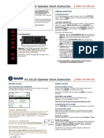 R5 SOLID Operator Short Instruction: General Operation