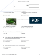 Bryophytes & Pteridophytes