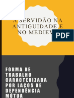 A Servidão No Mundo Antigo e No Medievo