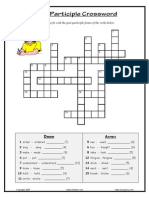 Past Participle Crossword