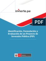 1 Identificacion Formulacioon y Evaluacion de Un Proyecto de Inversion Publica