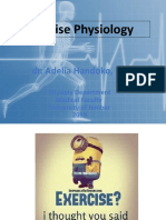 Exercise Physiology: Dr. Adelia Handoko, M.Si