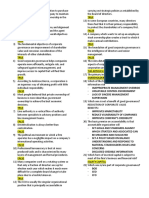 Governance Prelim Quiz