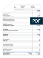 Projected Income Tax Computation Statement For The Month of Feb 2021