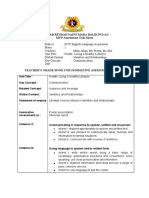 Assessment CRITERION C D YEAR 1 HEALTH