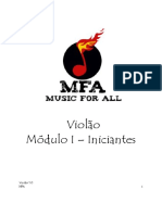 Violão Módulo I Iniciantes. Versão 1.0 MFA 1