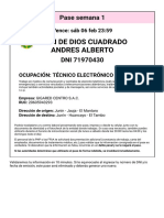 Solicitud de Pase Personal Laboral