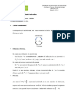 Escrito Sobre Antiderivadas