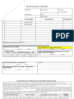 Job Safety Analysis Format I.Q