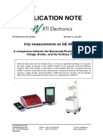 Application Note: KVP Measurements On Ge Amx-4