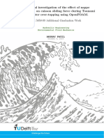 Numerical Investigation of The Effect of Nappe Non Aeration On Caisson Sliding Force During Tsunami Breakwater Over Topping Using OpenFOAM Akshay Patil