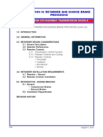 Section H: Retarder and Engine Brake Provisions: Allison Off-Highway Transmission Models