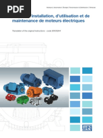 Manuel D'installation, D'utilisation Et de Maintenance de Moteurs Électriques