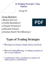 Trading & Hedging Startegies Involving Options