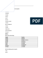 Unit 1: Vocabulary Test Name