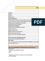 Proforma Statement of Income of Walt Disney: Revenue