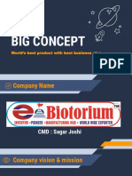 Big Concept: World's Best Product With Best Business Plan