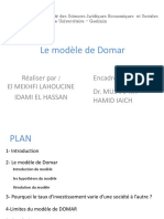 Le Modèle de Domar