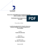 S3.1 y S4.1 La Planificción Gubernamental en Argentina - Tesis