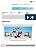 Specific Charge of The Electron - E/m: (Item No.: P2510200)