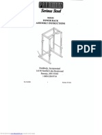 Serious Steel: 945101 Power Rack Assembly Instructions