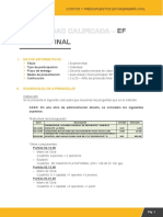 Examen Final Costos y Presupuestos