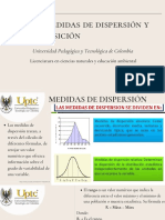 Medidas de Dispersión y Posición