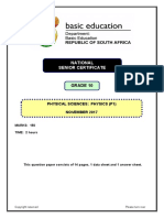 National Senior Certificate: Grade 10