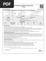 Uttarakhand Transport Corporation E-Ticket: Fare Detail