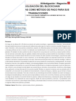 La Consolidación Del Blockchain en Las Empresas Como Método de Pago para Sus Transacciones