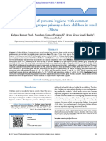 Association of Personal Hygiene With Common Morbidities Among Upper Primary School Children in Rural Odisha (2017) - Kalyan Kumar Paul