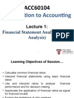 Lec12 - Ratio Analysis