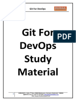 Durgasoft Git For Devop Study Material