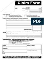 SFLSimplified Claim Form