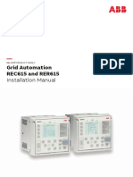 RER615 Installation Manual