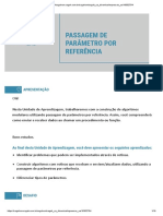 Passagem de Parametro Por Referencia