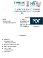 11th Batch-Improvement of Power Quality Using Fuzzy Based Unified Power Flow Controller