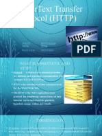 Hypertext Transfer Protocol (HTTP) : Gurjot Singh Ug201113013 Revti Raman Singh Ug201110026