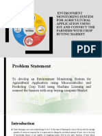 Environment Monitoring System For Agricultural Application Using Iot and Connect The Farmers With Crop Buying Market