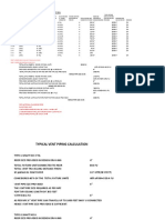 Drainage Piping Calculation