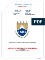 DC Machines Lab Manual